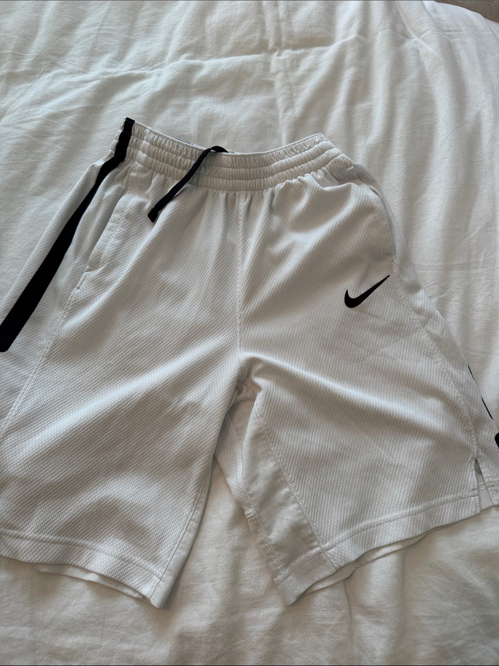 BUNDLE- Nike Dry-Fit Elite Youth XL Shorts  - White, Blue, Gray, Red, Black - Picture 6 of 12